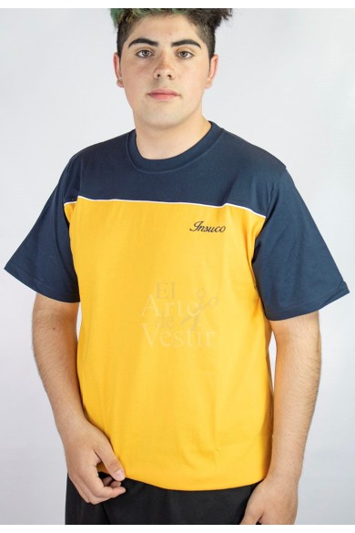 POLERA AMARILLO/NEGRO INSUCO MC POLO UNISEX