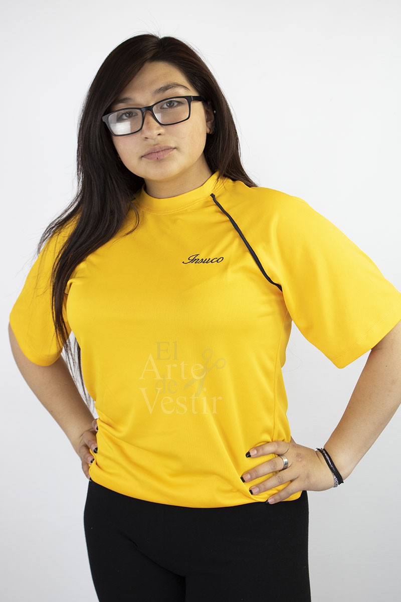 POLERA AMARILLO MC INSUCO POLO PANAL MUJER POLERA AMARILLO MC INSUCO POLO PANAL MUJER