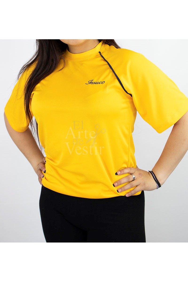 POLERA AMARILLO MC POLO PANAL UNISEX INSUCO