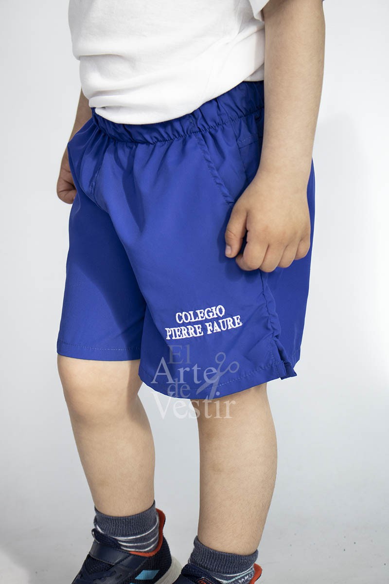 SHORT AZULINO SOFT HOMBRE PIERRE FAURE