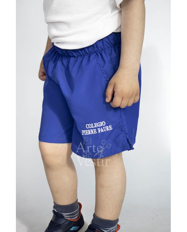 SHORT AZULINO SOFT HOMBRE PIERRE FAURE