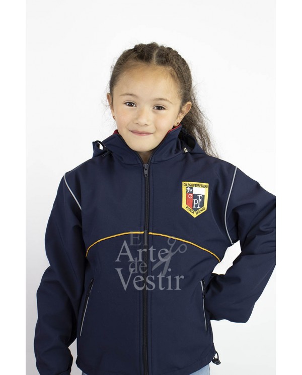 CASACA AZUL SHELL MUJER PIERRE FAURE