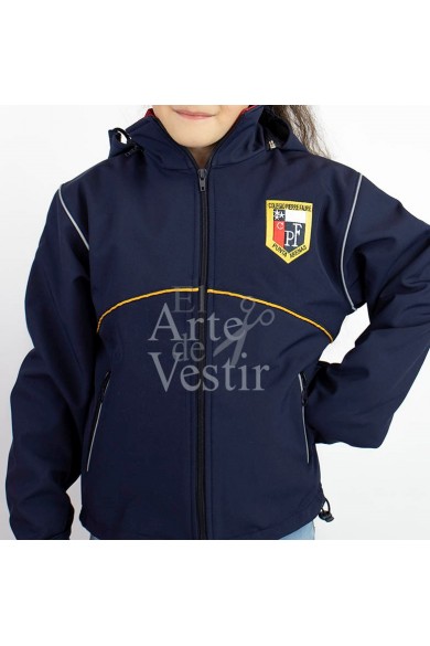 CASACA AZUL P.FAURE SHELL HOMBRE