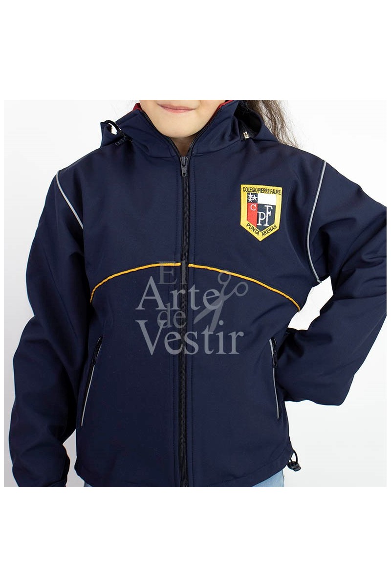 CASACA AZUL SHELL HOMBRE PIERRE FAURE