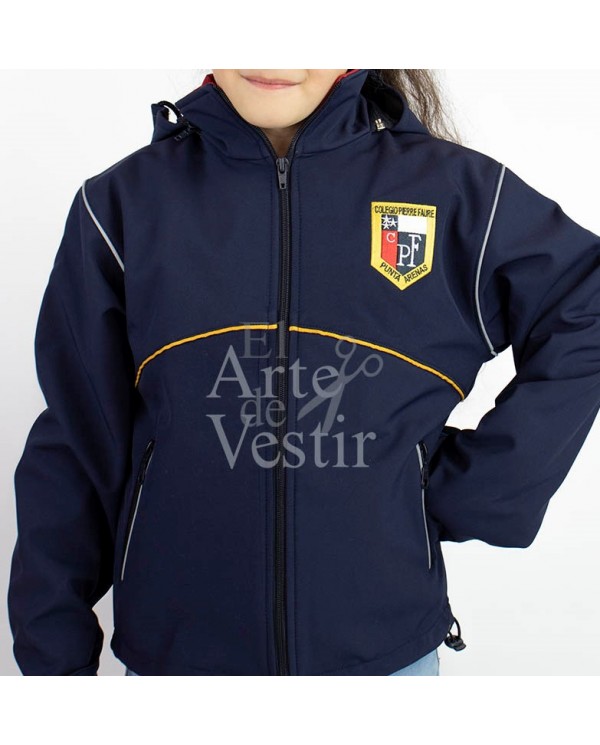 CASACA AZUL SHELL HOMBRE PIERRE FAURE