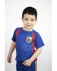 POLERA AZULINO MC PANAL POLO MUJER PIERRE FAURE