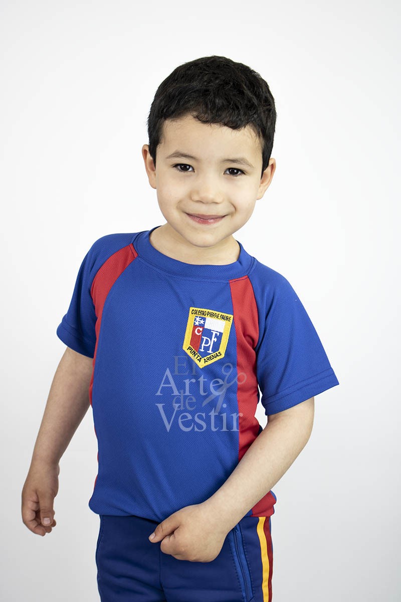 POLERA AZULINO MC PANAL POLO UNISEX PIERRE FAURE