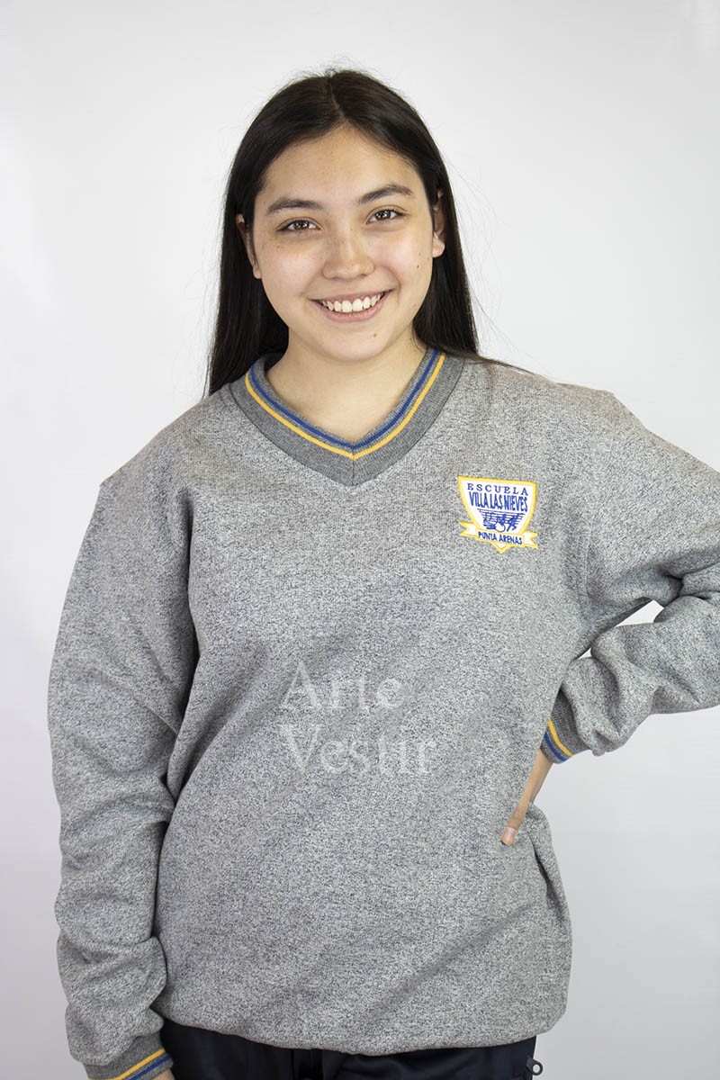 POLERÓN GRIS ML V.LAS NIEVES UNISEX POLERÓN GRIS ML V.LAS NIEVES UNISEX