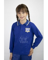 POLERA AZULINO ML PIQUE V.LAS NIEVES HOMBRE/UNISEX POLERA AZULINO ML PIQUE V.LAS NIEVES HOMBRE/UNISEX