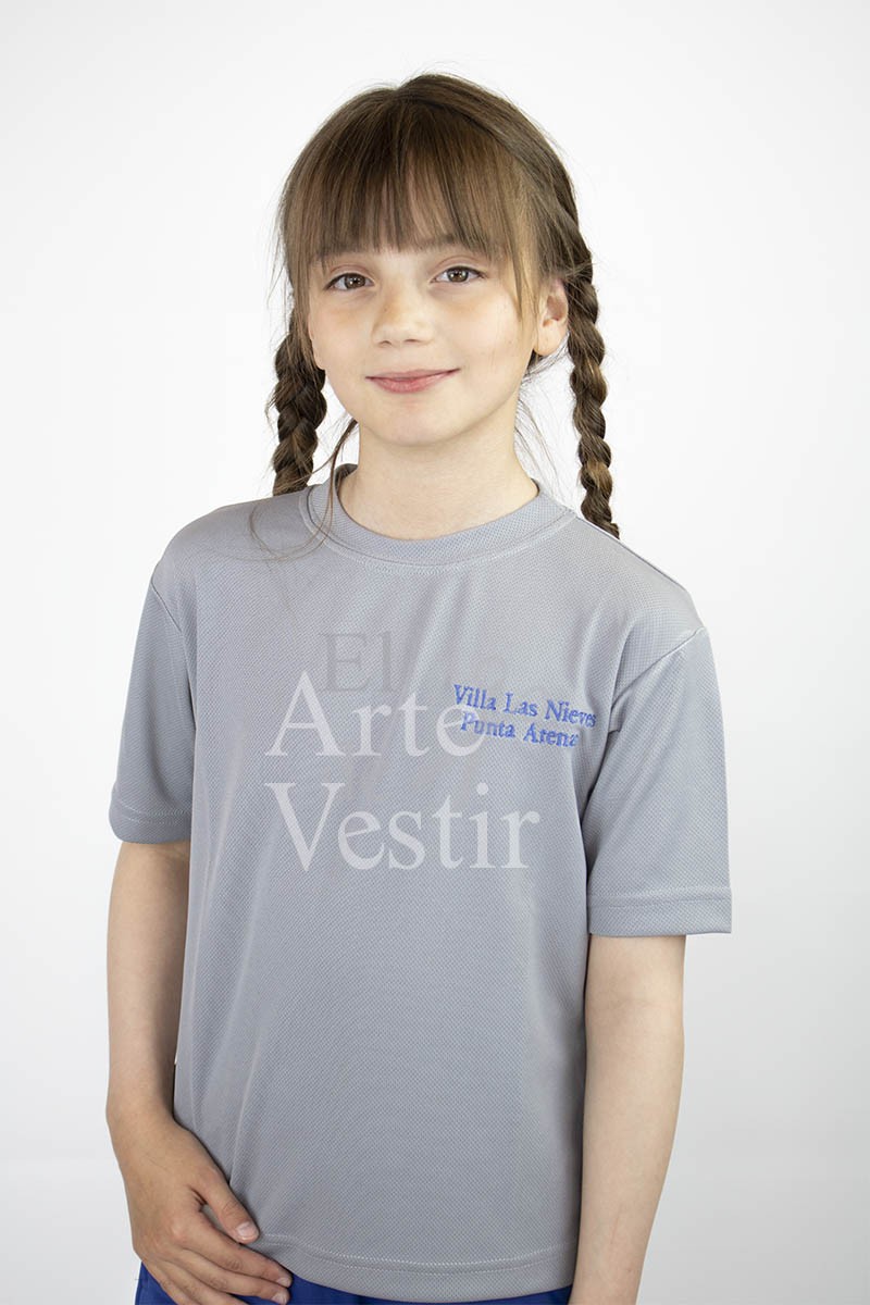 POLERA MC GRIS PANAL POLO VILLA LAS NIEVES UNISEX