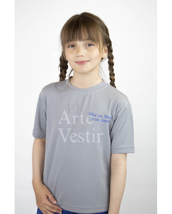 POLERA MC GRIS PANAL POLO VILLA LAS NIEVES UNISEX