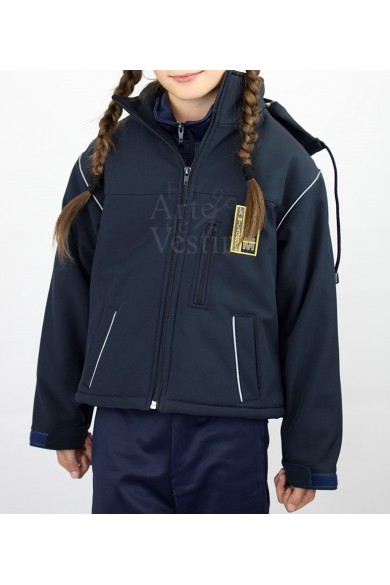 CASACA AZUL SHELL HOMBRE MILAGROSA