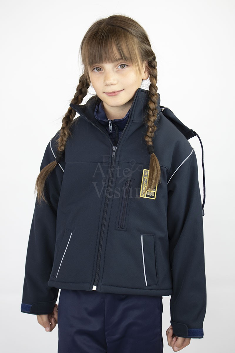 CASACA AZUL SHELL MUJER MILAGROSA