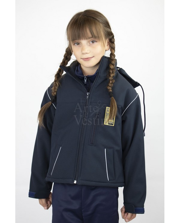 CASACA AZUL SHELL MUJER MILAGROSA