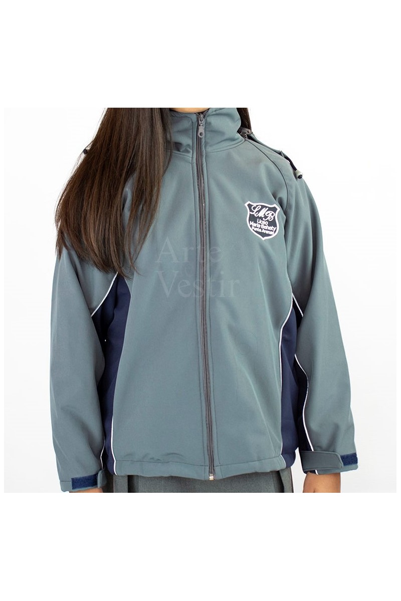 CASACA GRIS/AZUL M.BEHETY SHELL HOMBRE CASACA GRIS/AZUL M.BEHETY SHELL HOMBRE