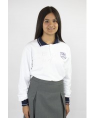 POLERA GRIS ML PIQUE UNISEX MARIA BEHETY