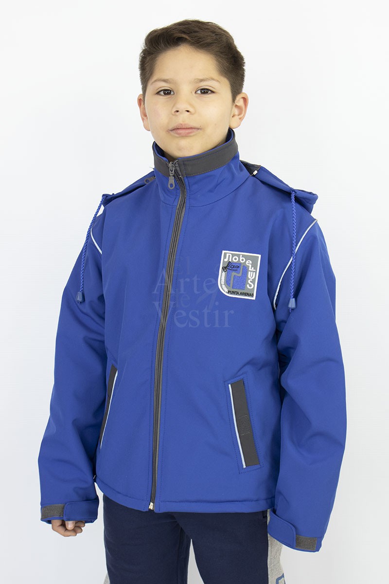 CASACA AZULINO SOFT SHELL HOMBRE NOBELIUS