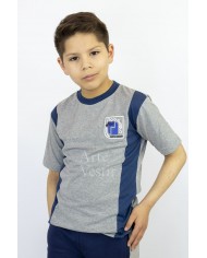 POLERA GRIS PIQUE MC NOBELIUS HOMBRE