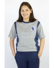 POLERA BLANCO PIQUE ML MUJER NOBELIUS