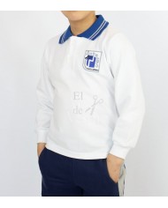 POLERA GRIS/FJA AZUL MC POLO NOBELIUS MUJER