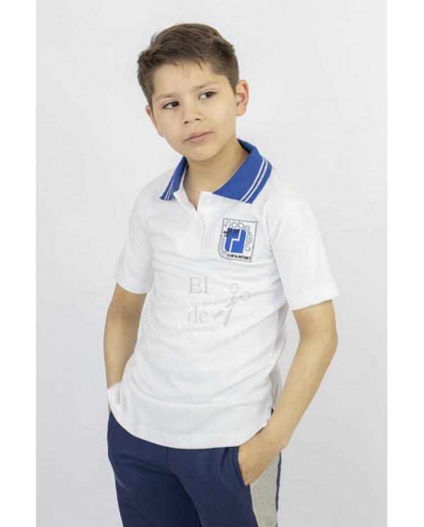 POLERA BLANCO PIQUE MC HOMBRE NOBELIUS