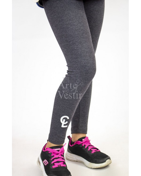 CALZA LARGA GRIS LYCRA LUTERANO