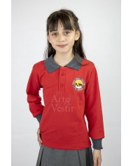 POLERA ROJO PIQUE ML MUJER PEDRO PABLO LEMAITRE