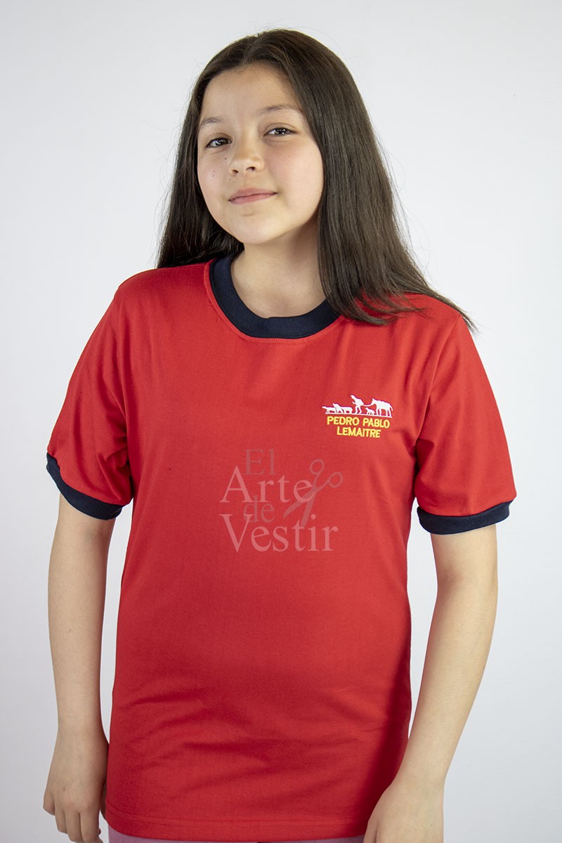 POLERA ROJO MC POLO MUJER PEDRO PABLO LEMAITRE