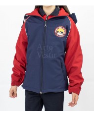 CASACA AZUL/ROJO SHELL MUJER PEDRO PABLO LEMAITRE