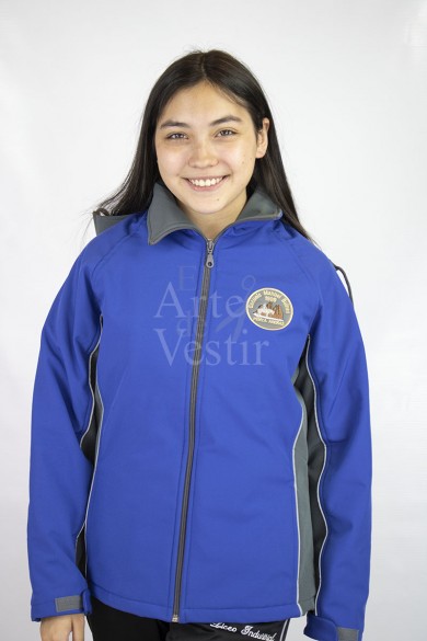 CASACA AZULINO/GRIS SOFT MUJER MANUEL BULNES