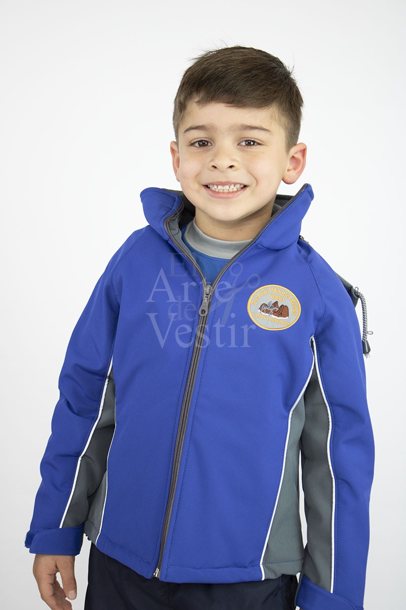 CASACA AZULINO/GRIS SOFT HOMBRE MANUEL BULNES