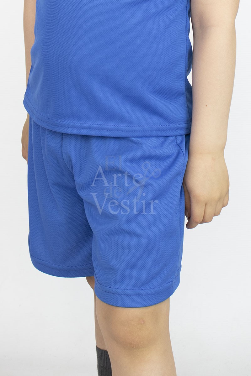 SHORT AZULINO PANAL HOMBRE MANUEL BULNES