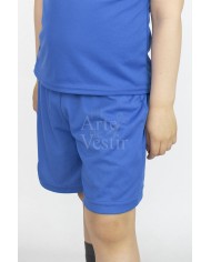 POLERA AZULINO MC POLO PANAL UNISEX MANUEL BULNES