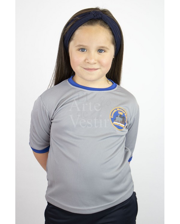 POLERA GRIS MC POLO UNISEX MANUEL BULNES