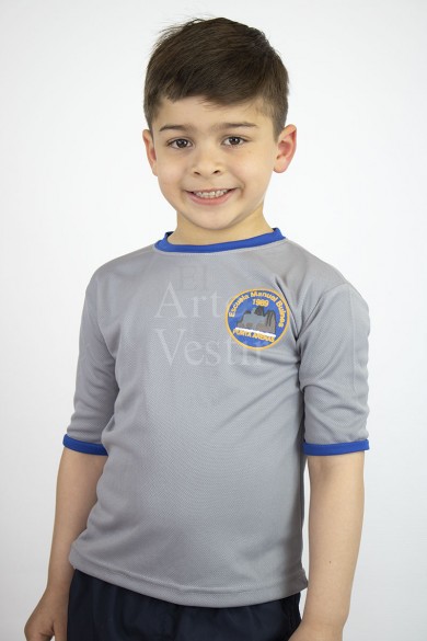 POLERA GRIS MC POLO UNISEX MANUEL BULNES