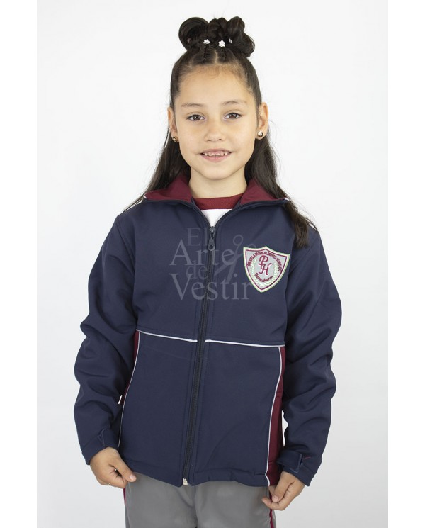 CASACA AZUL /BURDEO MUJER PADRE ALBERTO HURTADO