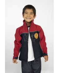 CASACA PATAGONIA SOFTSHEL MUJER AZUL/ROJO