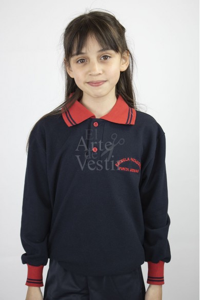 POLERA AZUL ML PIQUE MUJER PATAGONIA