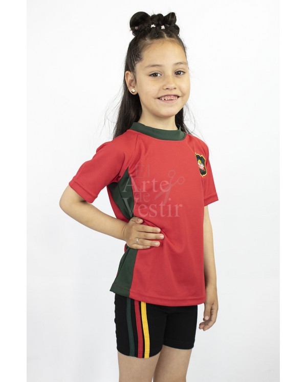 POLERA ROJO MC PANAL POLO UNISEX PORTUGAL