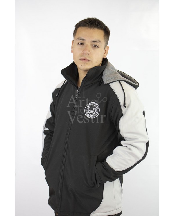 CASACA NEGRO/ICE SOFT SHELL HOMBRE INDUSTRIAL