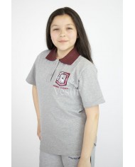 POLERA GRIS ML PIQUE POLITECNICO HOMBRE