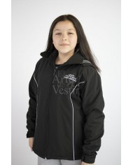 CASACA NEGRO SHELL HOMBRE POLITECNICO