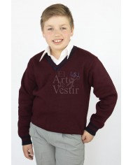 SWEATER SM BURDEO V LICEO SAN JOSE HOMBRE