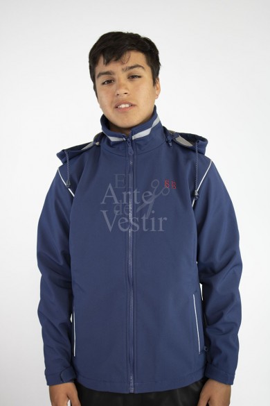 CASACA AZUL SARA BRAUN HOMBRE