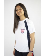 POLERA AZUL MC POLO S.BRAUN PANAL MUJER