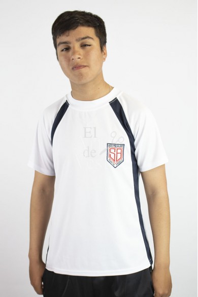 POLERA BLANCO MC POLO PANAL HOMBRE SARA BRAUN