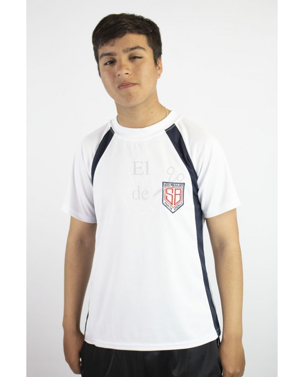 POLERA BLANCO MC POLO PANAL HOMBRE SARA BRAUN