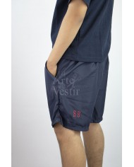 POLERA AZUL MC POLO PANAL MUJER SARA BRAUN