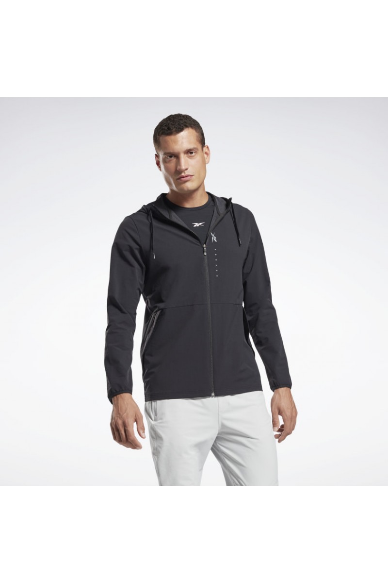 CHAQUETA DEPORTIVA REEBOK HOMBRE PERF FZ HOODIE NEGRO CHAQUETA DEPORTIVA REEBOK HOMBRE PERF FZ HOODIE NEGRO