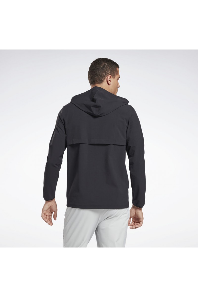 CHAQUETA DEPORTIVA REEBOK HOMBRE PERF FZ HOODIE NEGRO CHAQUETA DEPORTIVA REEBOK HOMBRE PERF FZ HOODIE NEGRO